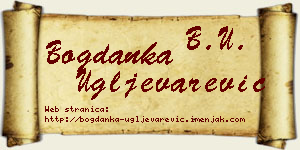 Bogdanka Ugljevarević vizit kartica